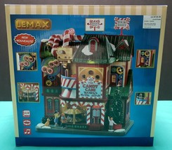 Lemax &quot;The Candy Cane Works&quot; Sights &amp; Sounds Animated Musical Display Br... - £193.82 GBP