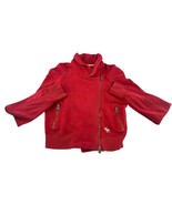 Vintage Abercrombie &amp;Fitch Sweatshirt Juniors Large Red Full Zip Kidcore... - $13.08 CAD