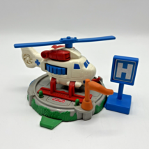 Fisher Price GeoTrax Whirly Bird Rescue Helicopter Set Train Track Acces... - $18.00