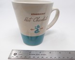 Starbucks 2010 Hot Chocolate Coffee Mug Cup Turquoise Blue Siren Mermaid... - £15.75 GBP