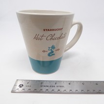 Starbucks 2010 Hot Chocolate Coffee Mug Cup Turquoise Blue Siren Mermaid 15 oz - £15.78 GBP