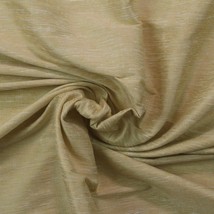 P Kaufmann Sitara Cornsilk Gold Off White Faux Silk Woven Fabric By Yard 54"W - $9.74