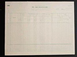 Vintage International Business Machine Corp IBM System 360 Input Coding ... - $548.27 MXN