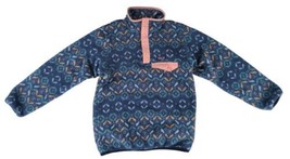 PATAGONIA Synchilla Snap T Fleece Pullover Youth  Girls Sz Large - £42.81 GBP