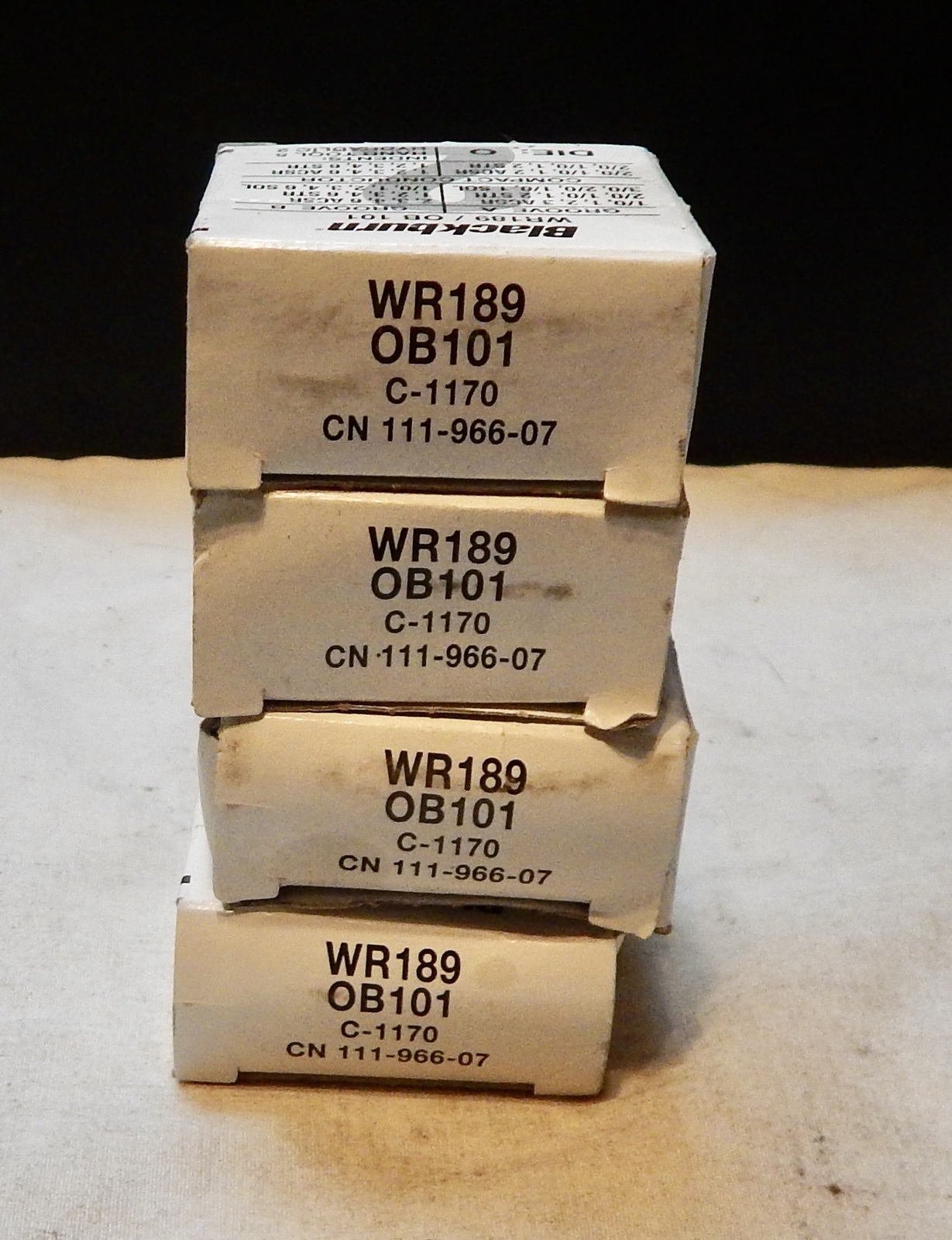 Blackburn WR189 Compress H Tap Conn 4ea 1/0 1-3 ACSR 1-6 STR Prefilled N... - $19.99