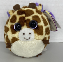 TY Beanie Ballz &quot;Tippy&quot; Giraffe Key Ring Plush Toy SKU BB22 - $7.99