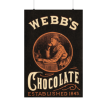 Webb's Chocolate, established 1843 Vintage Advertising Poster Retro Art ... - $20.99+