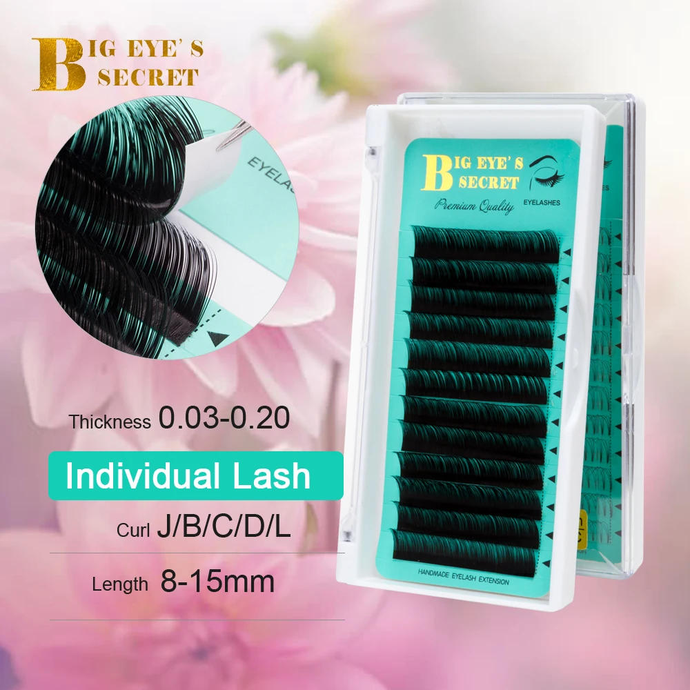 BES 1 Tray 0.0Bm J B C D L Curl Volume Lash Extensions IndiviB Lash Natural Soft - £18.68 GBP