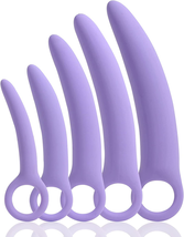 5 Pack Silicone Pelvic Floor Muscle Dilator Trainer Set,Pelvic Wand Mass... - €43,34 EUR