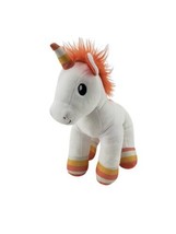 Build A Bear Candy Corn Unicorn Halloween Orange White Plush Doll Stuffed BABW - £9.54 GBP