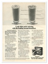 Instant Nutrament Dietary Drink Mead Johnson Vintage 1972 Full-Page Maga... - $9.70