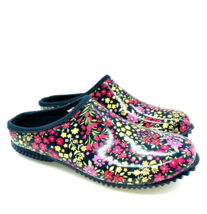 Western Chief Classic Garden Clogs / Rain shoes - Navy Flowers, US 8 - £17.01 GBP