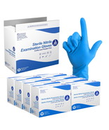 Dynarex Sterile Disposable Nitrile Exam Gloves, Powder-Free, Blue, 400cs - $4,516.01 MXN