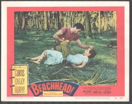 Beachhead! 11x14 Lobby Card #2 Tony Curtis Mary Murphy - £18.95 GBP