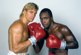 Donny Lalonde Vs Sugar Ray Leonard 8X10 Photo Boxing Picture - £3.88 GBP
