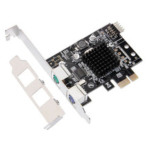 Pci-Express To 2X Ps2 Ps/2 Port For Pc Keyboard Mouse Adapter Card - £41.50 GBP