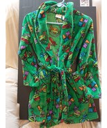 Teenage Mutant Ninja Turtles Soft Fleece Bath Robe L/10 Nickelodeon Hall... - £12.42 GBP