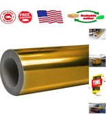 Transform Your Car with 2.5ft x 5ft Gold Mirror Chrome Vinyl Wrap - Bubb... - $922.97 MXN