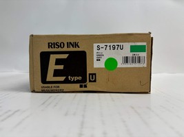 Genuine RisoGraph EZ 220, 221, 390 Green Ink S-7197U, S7197U (2 inks in ... - $95.00