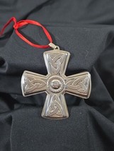 Reed &amp; Barton Christmas Cross Sterling Silver 2003 Boxed Ornament - £70.18 GBP