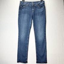 Silver Jeans Womens 31 Suki Straight Leg Midrise Blue Stretch Denim Medium Wash - £21.86 GBP