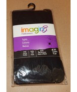 Halloween Costume 1pr Woman Nylon Tights Imagin 8 Black Nylon 128Z - $4.78 CAD