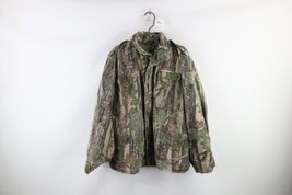 Vintage 90s Mens Medium Faded Trebark Camouflage Cold Weather Field Jacket USA - £131.84 GBP