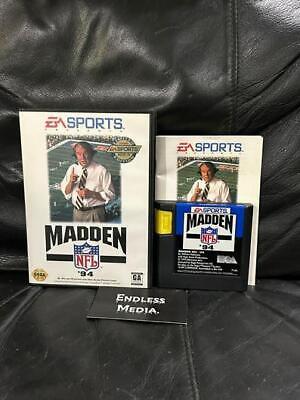 Madden NFL '94 Sega Genesis CIB Video Game Video Game - $9.49