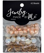 84 Pieces, Round, Assorted Beads for Friendship Bracelet Making Kit | DI... - $13.86 CAD