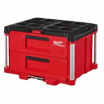 Milwaukee 48-22-8442 PACKOUT Impact Resistant 2-Drawer Tool Box, 50lbs C... - £193.57 GBP