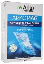 Arkopharma Arkomag Seawater Concentrate Magnesium Marin 20 ampoules - £47.78 GBP