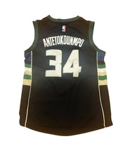 Adidas Milwaukee Bucks Giannis Antetokounmpo #34 Stitched NBA Jersey Men... - $29.99