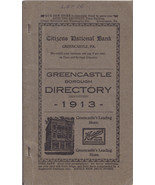 1913 Directory of Greencastle (Franklin County, PA) - £18.67 GBP