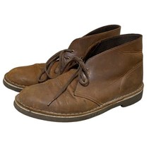 Clarks Bushacre 2 Beeswax Chukka Boots Leather Shoes Size 8 - £43.79 GBP