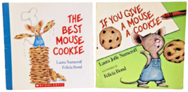 If You Give A Mouse A Cookie The Best Mouse Cookie Paperback Kid Books Lot of 2 - £4.79 GBP