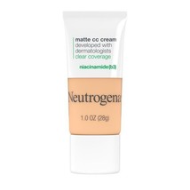 Neutrogena Clear Coverage Flawless Matte CC Cream, Porcelain, 1 oz.. - £23.73 GBP