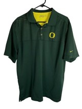 Oregon Ducks Nike Dri-Fit Green Short Sleeve Golf Polo Shirt XL - £11.64 GBP