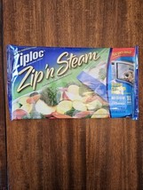 Ziploc Zip&#39;N Steam Medium Cooking Bag - Pack of 10- Discontinued - $438.11 MXN