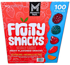 Member's Mark Fruity Snacks 100 Packs x 0.8 Oz EXP 07/2026 - $25.60
