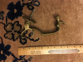 Vintage S Style Curved Solid Brass Exterior Door Knocker Pull Handle 7.25&quot;H - $39.59