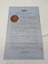 1859 United States Of America State Of Pennsylvania Henry Heimsister Document  - £126.60 GBP
