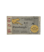 Vintage 1959 USC Southern California Trojans Pittsburgh Football Ticket ... - £25.54 GBP