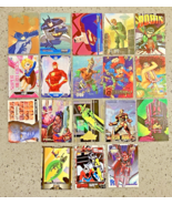 Vintage Marvel + DC Insert (18) Card Lot Superman Batman X-Men - Extreme... - €16,89 EUR