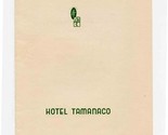 Hotel Tamanaco Menu Caracas Venezuela 1955 - $27.72