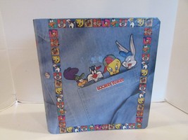 Vintage Looney Tunes 3 Ring Binder Early 1990&#39;s Bugs Tweety Sylvester ... LotP - £14.83 GBP