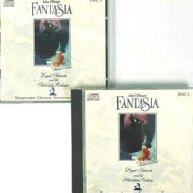 Walt Disney&#39;s Fantasia Philadelphia Orchestra Stokowski 2 CD Set Remastered 1990 - £13.83 GBP