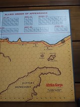 *Board Only* Afrika Korps Avalon Hill Board Game Map Only - £37.25 GBP