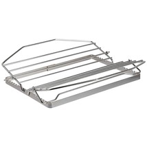 Norpro 275 Adjustable Roast Rack Nickel-plated, 11 inches, Silver - £25.16 GBP