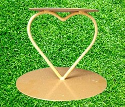 Cake stand Spacer Separator Heart Shape metal - $50.40