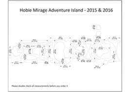 2015-2016 Hobie Mirage Adventure Island Kayak Boat EVA Foam Teak Deck Floor Pad - £157.38 GBP